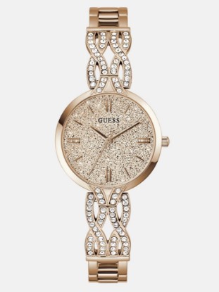 Picture of Rose Gold-Tone Shimmer Analog Watch