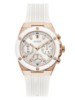 صورة Rose Gold-Tone And White Multifunction Watch