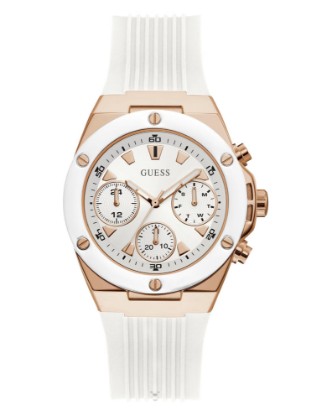 Picture of Rose Gold-Tone And White Multifunction Watch