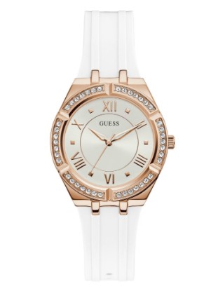 Picture of Rose Gold-Tone and White Analog Watch