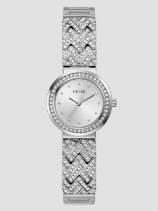 Picture of Silver-Tone Bangle Analog Watch