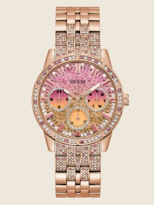 Picture of Rose Gold-Tone Multifunction Watch