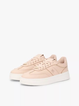 Picture of Pebbled Leather Court Sneaker
