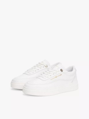 Picture of Leather Platform Court Sneaker