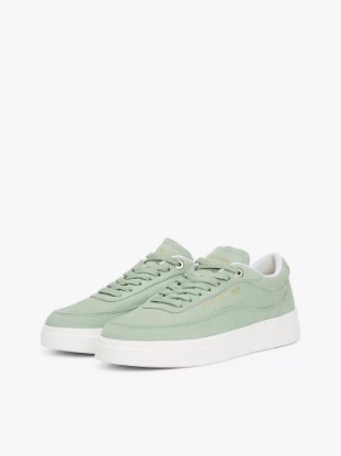 Picture of Nubuck Leather Platform Court Sneaker