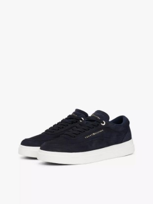 Picture of Nubuck Leather Platform Court Sneaker