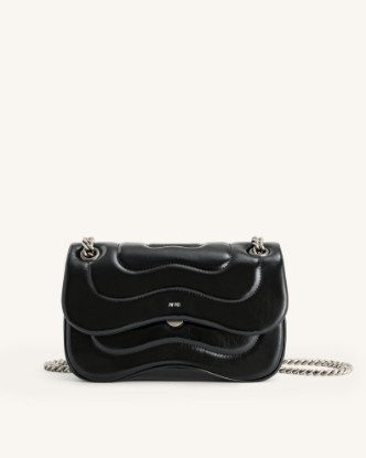 Picture of Tina Quilted Chain Crossbody - Black