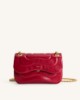 صورة Tina Quilted Chain Crossbody - Claret