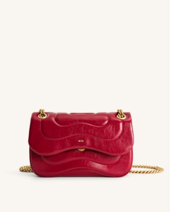 Picture of Tina Quilted Chain Crossbody - Claret