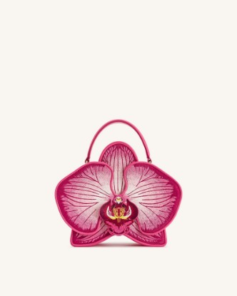 Picture of Flora Orchid Shaped Top Handle Bag - Pink