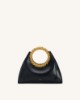 Picture of Amiya Leaf Handle Sculpture Bag - Black