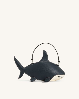 Picture of Nerys Shark Look Top Handle Bag - Dark Blue