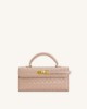صورة Keyla Weave Texture Top Handle Bag - Pink