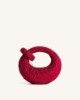Picture of Abacus Artificial Crystal Mini Top Handle Bag - Red