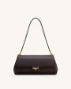 Picture of Eloise Woven Shoulder Bag - Dark Brown