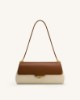 صورة Eloise Shoulder Bag - Brown Canvas