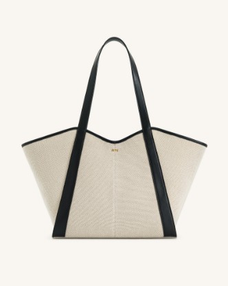 Picture of Kiana Large Capacity Tote Bag - Black Canvas