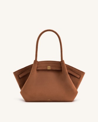 Picture of Hana Medium Faux Suede Tote Bag - Brown