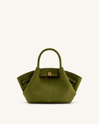 Picture of Hana Mini Faux Suede Tote Bag - Dark Olive