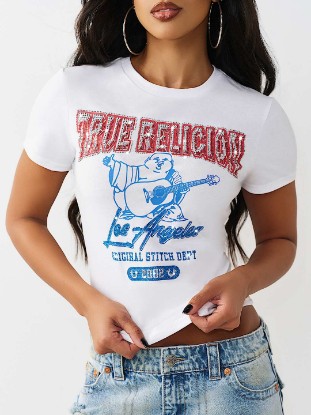 CRYSTAL BUDDHA CREWNECK TEE