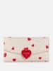 Vivian Heart Logo Slim Clutch