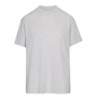 BOYFRIEND T-SHIRT | LIGHT HEATHER GREY ON A MODEL FRONT VIEW