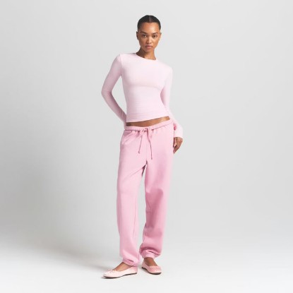 Picture of COTTON JERSEY LONG SLEEVE T-SHIRT | CHERRY BLOSSOM