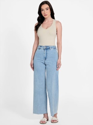 Picture of Sandra High Rise Wide Leg Jeans - Blue