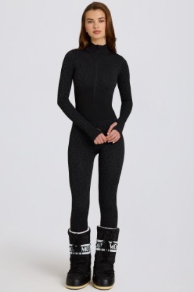 Picture of Thermal Base-Layer Jumpsuit in Black Leopard