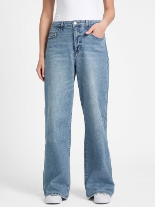 Laurelie Wide-Leg Curvy Jeans