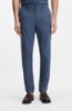 صورة Slim-fit pants in cotton-blend twill Silver