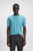 صورة Knit sweater with mixed structures Dark Blue
