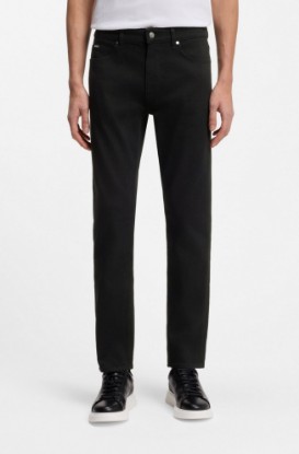 Picture of Delaware black slim-fit jeans in Italian-made denim