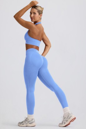 Picture of Define Luxe High-Waist Leggings in Light Blue