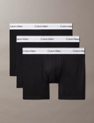 Picture of Icon Cotton Stretch 3-Pack Boxer Brief Black