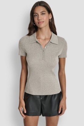 Picture of POLO RIB SWEATER WITH LUREX