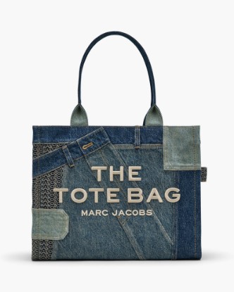The Deconstructed Denim Large Tote Bag