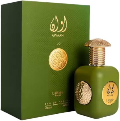 Picture of Lattafa Awaan Gold Eau De Parfum Spray for Unisex, 3.4 Ounce