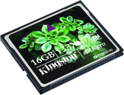Picture of Kingston Elite Pro 16 GB 133x CompactFlash Memory Card CF/16GB-S2