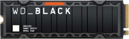 Picture of WD_Black SN850X 8TB NVMe SSD with Heatsink - M.2 2280, Up to 7,300 MB/s Read speeds, Up to 6,300 MB/s Write speeds, Gaming Expansion, High Performance Internal Solid State Drive - WDS800T2XHE