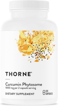 Picture of THORNE Curcumin Phytosome, 1,000 mg Curcumin Supplement, 120 Capsules | Supports Joint Stiffness, Muscle Soreness & a Healthy Inflammatory Response*, Clinically Studied, NSF Contents Certified