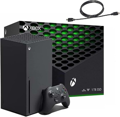 Picture of Xbox Series X 1TB Gaming Console Console + 1 Wireless Controller - Backward Compatible with Thousands of Games, Fine-Tuned Performance, True 4K Gaming, Up to 120 FPS - HDMI_Cable