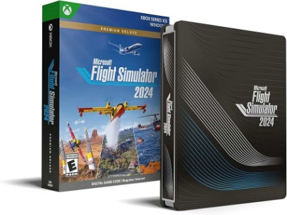 Picture of Microsoft Flight Simulator 2024 | Premium Deluxe SteelBook® Edition | XBOX Series X|S and Windows | Digital Code in Box