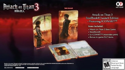 Picture of Attack on Titan 3: SteelBook Launch Edition Featuring ICONART - Nintendo Switch 2