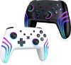 صورة VidPPluing 2 Pack Switch Controllers, RGB Switch 2 Controller for Nintendo Switch/Switch 2/Lite/OLED, Wireless Pro Controller with Motion Sensor/Dual Vibration/Turbo/Wakeup