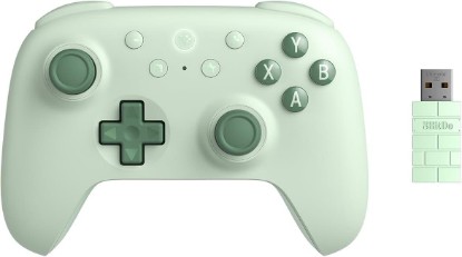 Picture of 8Bitdo Ultimate 2C Wireless Controller for Windows PC and Android, with 1000 Hz Polling Rate, Hall Effect Joysticks and Triggers, and Remappable L4/R4 Bumpers (Green) | 1000Hz Polling Rate, Hall Effect Joysticks and Triggers, Remappable L4/R4 Bumpers, Refined D-Pad and Bumpers
