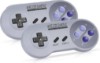 Picture of Asopiram Wireless Controller Compatible with SNES Games, 2-Pack Retro 2.4GHz Wireless Joystick for Windows PC Mac Linux Raspberry Pi Retropie, Gamapad with USB Receiver Compatible with Switch I
