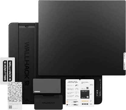Picture of Wallhack SP-005 Glass Gaming Mouse Pad, Large, Black | Speed Surface, Esports Mousepad With Smooth Low-Friction Glide, Tempered Glass, Ergonomic Low Profile, Carry Case Included