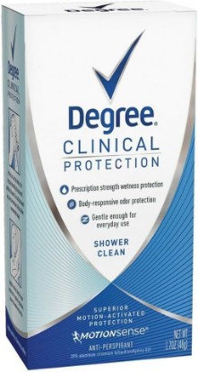 Picture of Degree Women Clinical Protection Anti-Perspirant Deodorant Shower Clean 1.70 oz (4 Pack)