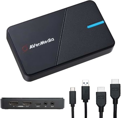 Picture of AVerMedia 4K Capture Card for Streaming,1440p120 Video Capture Device for PS5/Pro, Xbox Series X/S, Nintendo Switch, PC, compatible with Twitch, OBS, Windows, Mac - GC551G2 Live Gamer Extreme 3